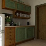 маленькая кухня-коридор