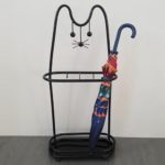 кованная зонтница в виде кота